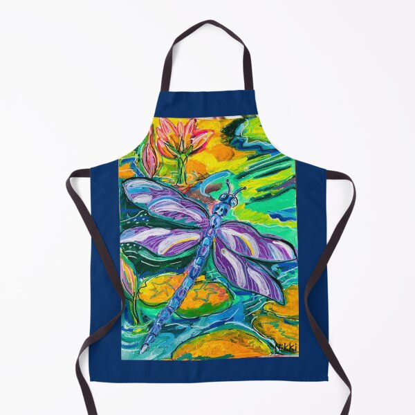 Item preview, “Vibrant Dragonfly Artwork – Botanical Nature Painting for Art Lovers” designed and sold by Nikkiart24.redbubble.com.