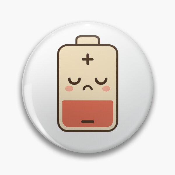 Item preview, Kawaii Empty Battery designed and sold by Lolilas.