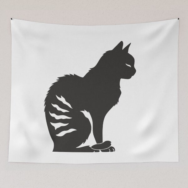 Item preview, Mysterious Feline Silhouette designed and sold by AIG - Andrei Ilie Graphics.