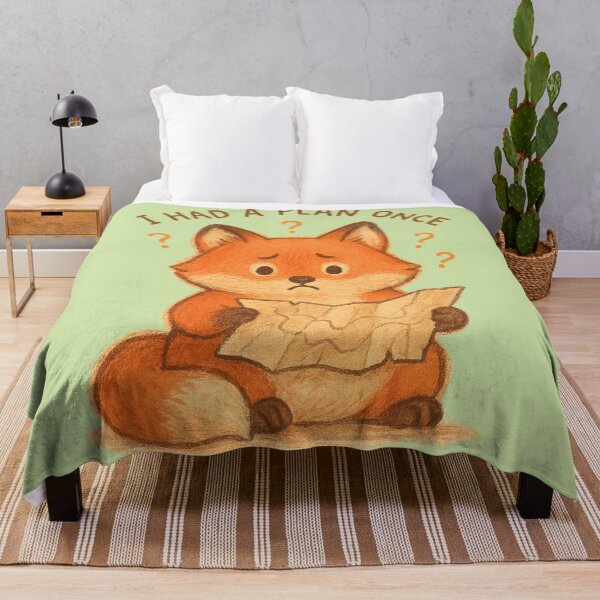 Item preview, I Had a Plan Once: Puzzled Fox designed and sold by ChirpInc.