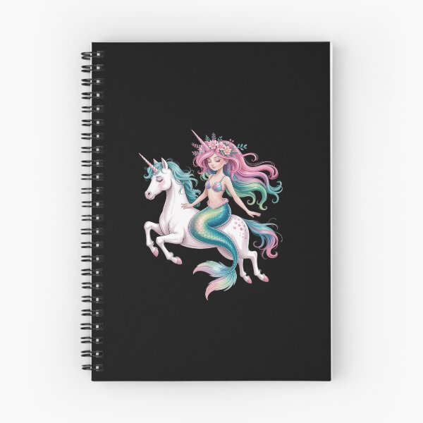 Item preview, Mermaid Riding A Unicorn designed and sold by AnixieArtFun.