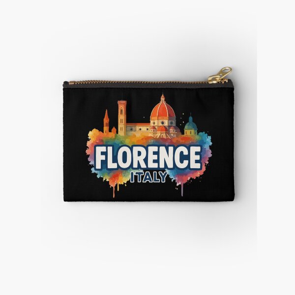 Item preview, Florence Italy Skyline Travel Colorful Watercolor designed and sold by TomFrontierArt.