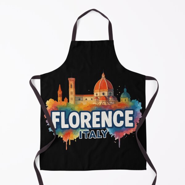 Item preview, Florence Italy Skyline Travel Colorful Watercolor designed and sold by TomFrontierArt.