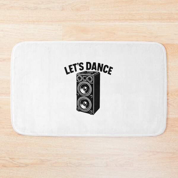 Item preview, Let’s Dance Retro Speaker | Minimal Line Art Music Party Dance Floor designed and sold by Fleetwood1994.