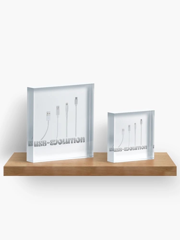 Thumbnail 3 of 5, Acrylic Block, USB Evolution designed and sold by R-creative75.