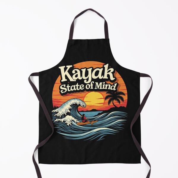 Item preview, Kayak State of Mind Surfer Sunset Beach designed and sold by rustyroofco.