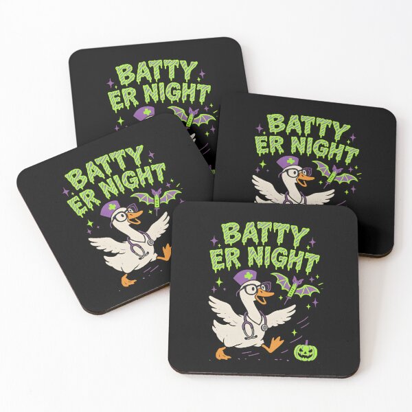 Item preview, Batty ER Night – Funny Emergency Room Nurse Halloween Design for ER RNs, Trauma Nurses, and Night Shift Healthcare Workers designed and sold by ClinicalHubs.