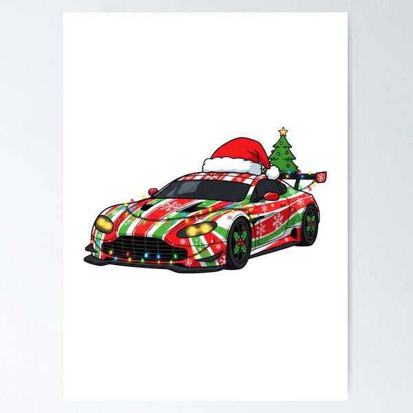 Artikelvorschau, Niedliches grünes Auto Weihnachten entworfen und verkauft von MrRares21.