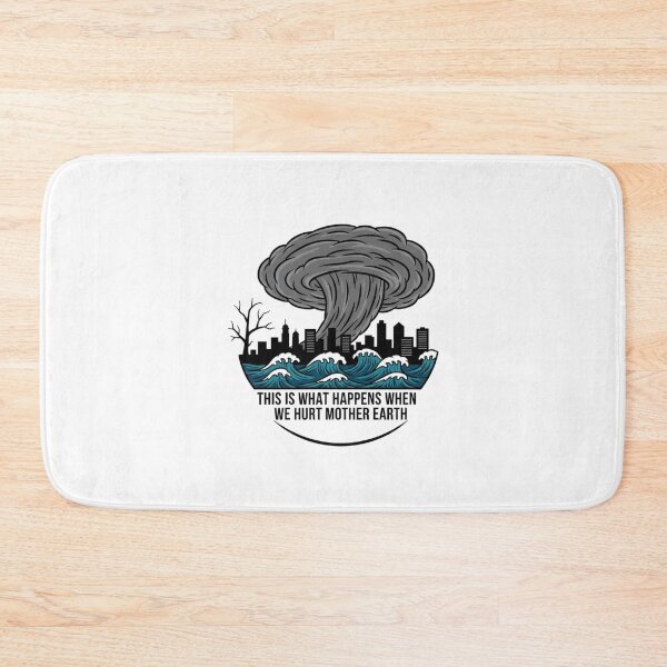 Item preview, Climate Crisis: Cebu Typhoon Environmental Warning Art designed and sold by WildLeafDigital.