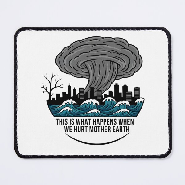 Item preview, Climate Crisis: Cebu Typhoon Environmental Warning Art designed and sold by WildLeafDigital.