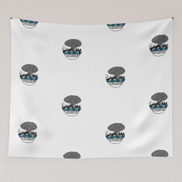 Item preview, Climate Crisis: Cebu Typhoon Environmental Warning Art designed and sold by WildLeafDigital.