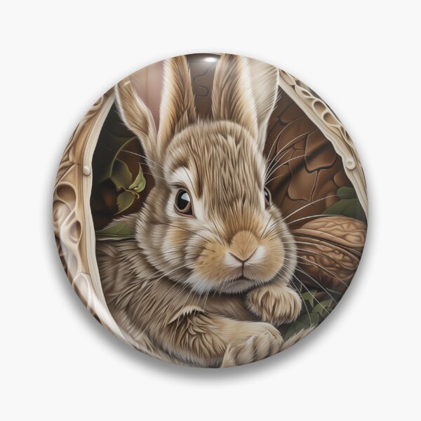 Item preview, Rabbit in a Walnut Shell designed and sold by PetsArt.