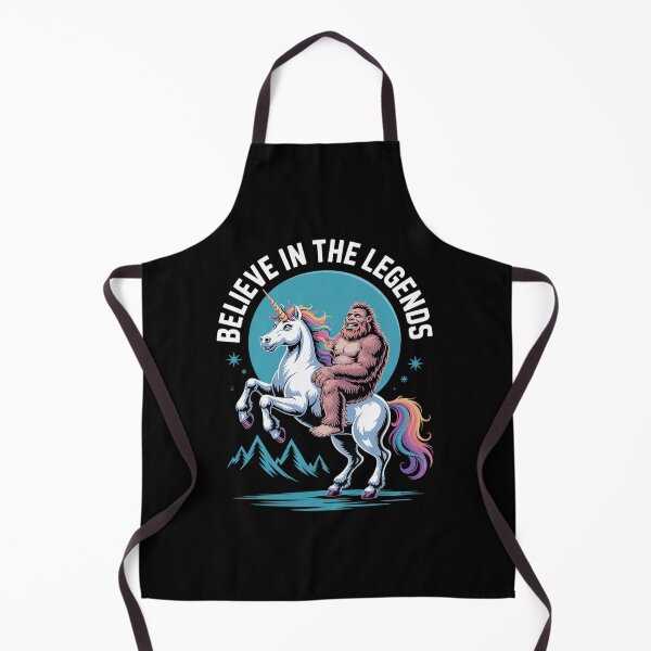 Item preview, Bigfoot Riding Unicorn Sasquatch designed and sold by NewIdeasSArt.
