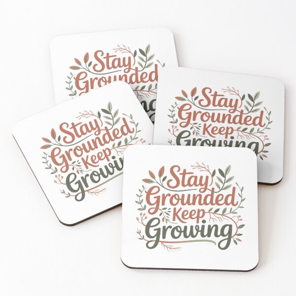 Item preview, Stay Grounded Quote with Roots Illustration designed and sold by ArtQueen777.