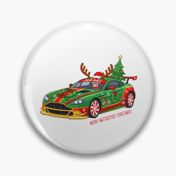 Item preview, Cartoon Green Car for Christmas designed and sold by MrRares21.