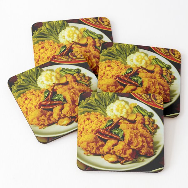 Item preview, Thai Artistic Fried Chicken Plate designed and sold by supakor.