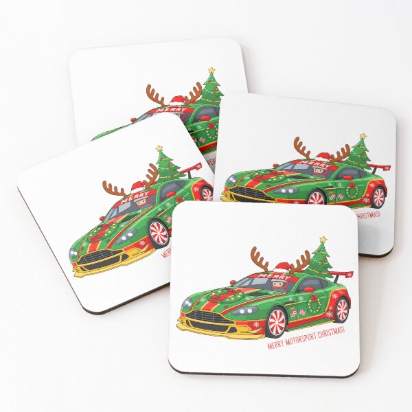 Item preview, Cartoon Green Car for Christmas designed and sold by MrRares21.