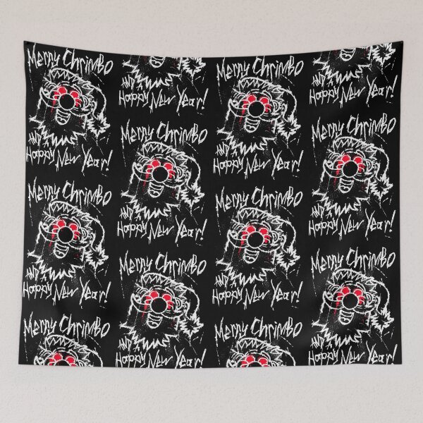 Item preview, Merry Chrimbo and a Happy New Year graffiti (white) designed and sold by LostintheLines.
