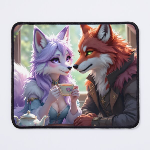 Item preview, Couple Fox Hybrids In Love designed and sold by DirrkTheJerkk.