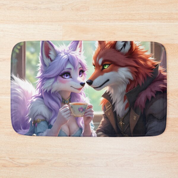 Item preview, Couple Fox Hybrids In Love designed and sold by DirrkTheJerkk.