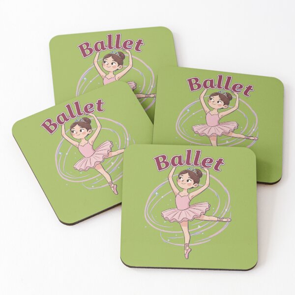 Item preview, Cute Cartoon Ballerina in Pink Tutu designed and sold by DroolWorthyUS.