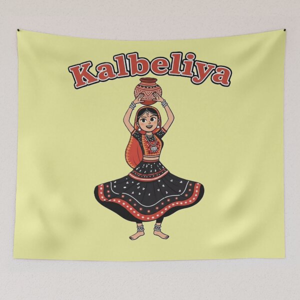 Item preview, Kalbeliya Folk Dancer in Traditional Attire designed and sold by DroolWorthyUS.