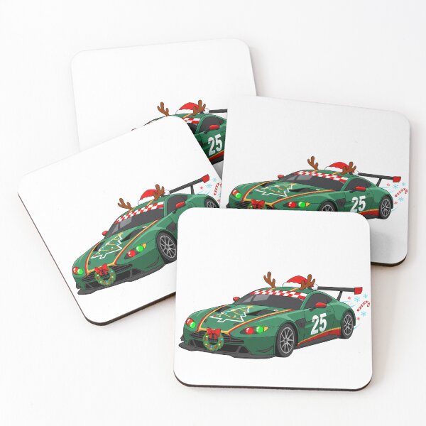 Item preview, Christmas Green Car Cartoon designed and sold by MrRares21.