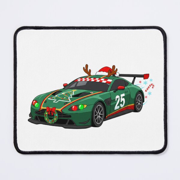 Item preview, Christmas Green Car Cartoon designed and sold by MrRares21.