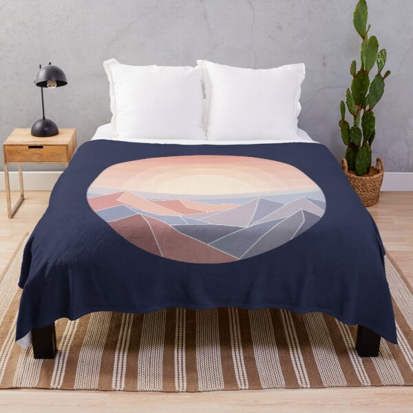 Item preview, Geometric Pastel Mountains at Sunrise designed and sold by NoctaHike.