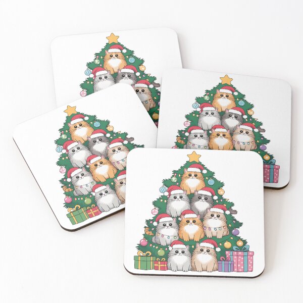 Item preview, Ragdoll cat merry Christmas tree designed and sold by kaka8888.