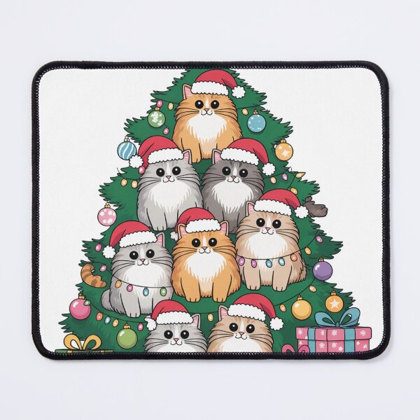 Item preview, Ragdoll cat merry Christmas tree designed and sold by kaka8888.