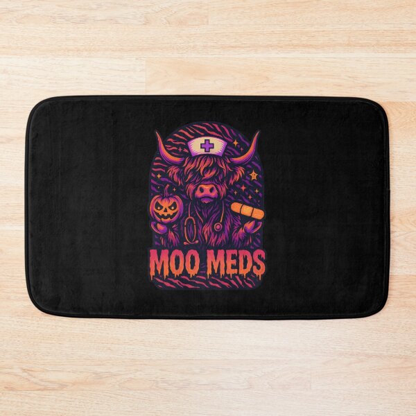 Item preview, Moo Meds – Funny Halloween Medication Nurse Design for RNs, LPNs, CNAs, Pharmacists, and Healthcare Workers designed and sold by ClinicalHubs.
