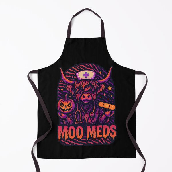 Item preview, Moo Meds – Funny Halloween Medication Nurse Design for RNs, LPNs, CNAs, Pharmacists, and Healthcare Workers designed and sold by ClinicalHubs.