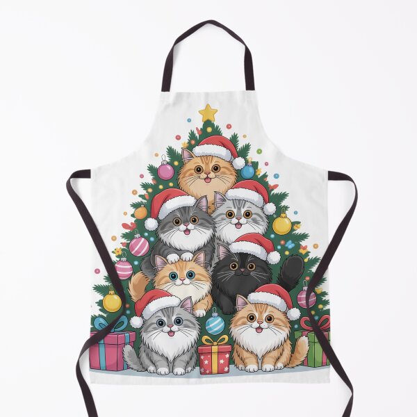Item preview, Ragdoll cat merry Christmas tree designed and sold by kaka8888.
