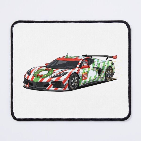 Item preview, Santa’s White Race Car designed and sold by MrRares21.