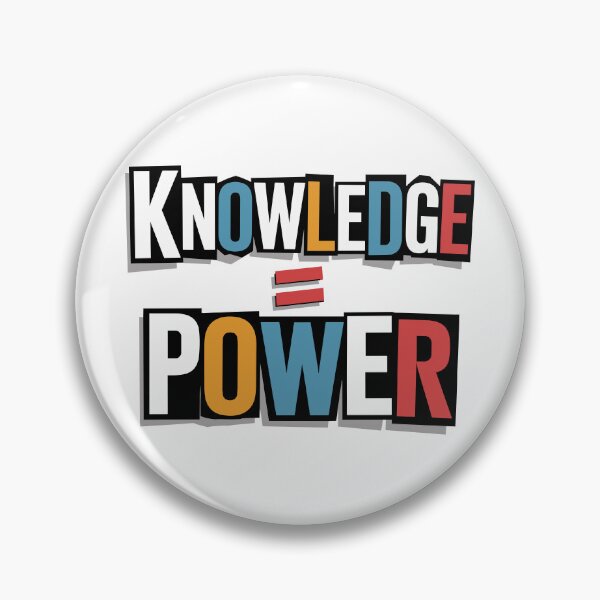 Item preview, Knowledge = Power – Ransom Letter Collage Typography designed and sold by JPees.