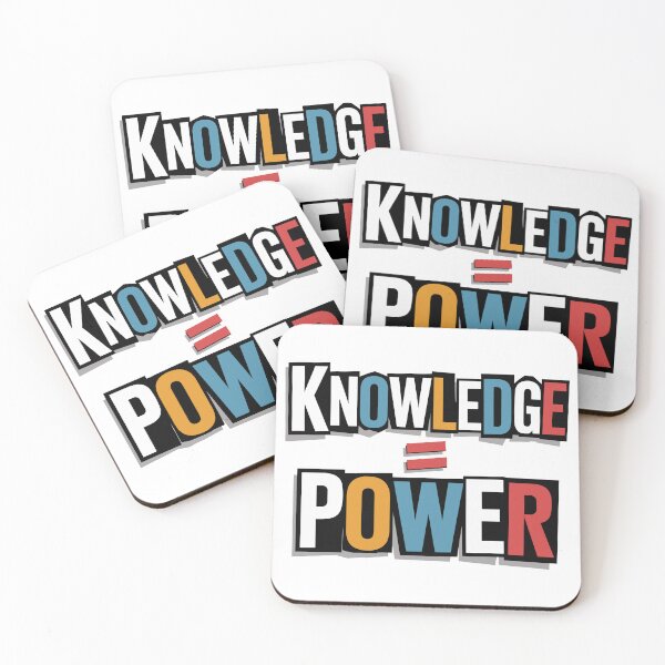 Item preview, Knowledge = Power – Ransom Letter Collage Typography designed and sold by JPees.