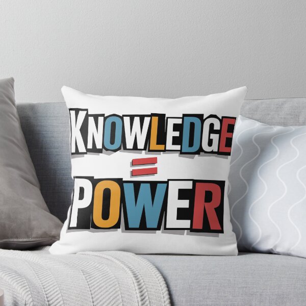 Item preview, Knowledge = Power – Ransom Letter Collage Typography designed and sold by JPees.