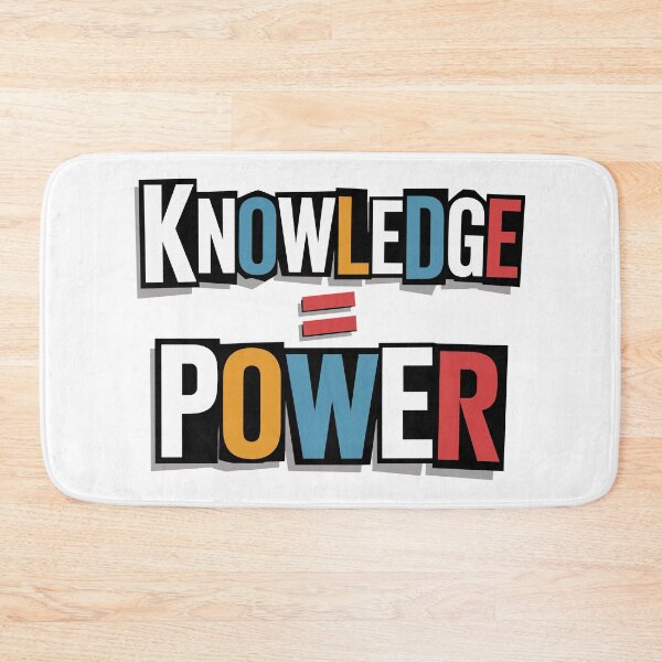 Item preview, Knowledge = Power – Ransom Letter Collage Typography designed and sold by JPees.