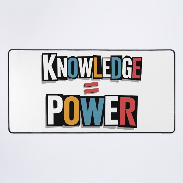 Item preview, Knowledge = Power – Ransom Letter Collage Typography designed and sold by JPees.