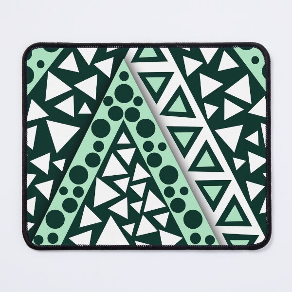 Item preview,  "Green Grid Dreams" designed and sold by MayaMaliStudio.