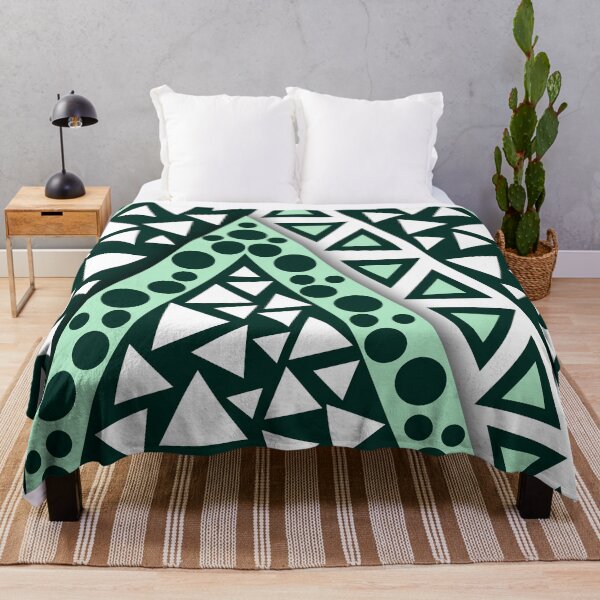 Item preview,  "Green Grid Dreams" designed and sold by MayaMaliStudio.