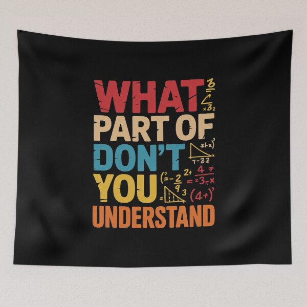 Item preview, What Part Of Don't You Understand Math Teacher Mathematics designed and sold by Belkisallen.