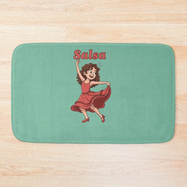 Item preview, Energetic Salsa Dancer in Red Dress designed and sold by DroolWorthyUS.