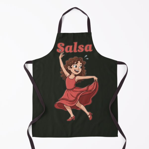 Item preview, Energetic Salsa Dancer in Red Dress designed and sold by DroolWorthyUS.