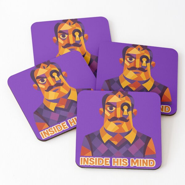 Item preview, Inside His Mind – Abstract Hello Neighbor Fan Art designed and sold by Owlic.artwear.