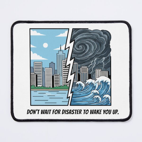 Item preview, Climate Split: Before and After Disaster designed and sold by WildLeafDigital.