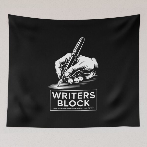 Item preview, Writers Block Author Novelist Editor Wordsmith Writing Book  designed and sold by Belkisallen.