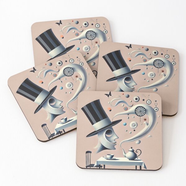 Item preview, Minimal Hatter — Tea and Suspenseful Time designed and sold by FusiTink.