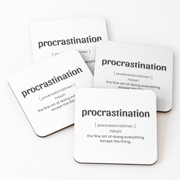 Item preview, Procrastination: Definition  designed and sold by HeyitsCee.